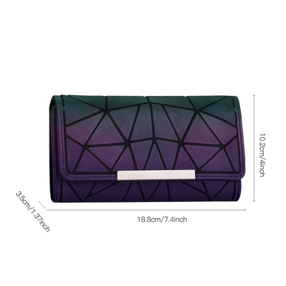 🔥😍 1 LEFT Light Reflective Clutch Wallets😍🔥 - Picture 5 of 8